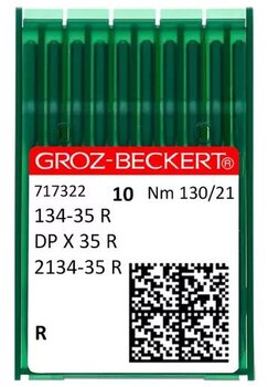 KIT 134-35 (DPX35) AGULHA RETA CABO GROSSO LONGA (10 UND) GROZ BECKERT 90