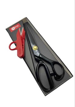 PIN-9(9) TESOURA PROFISSIONAL PARA TALHAÇÃO - PRETA