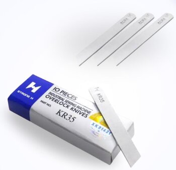 KR35 - FACA FIXA INFERIOR PARA OVERLOQUE SIRUBA