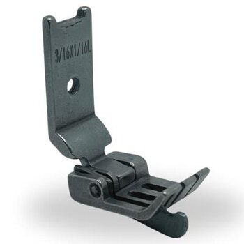 S570L 3/16X1/16 YK CALCADOR DE PESPONTADEIRA 2 AGULHAS COM GUIA MOVEL