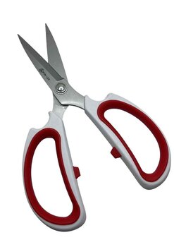 PIN-Q8 -  TESOURA 8   EM ACO INOX COM CABO PLASTICO
