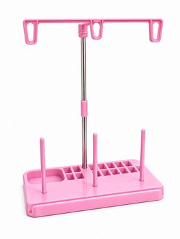 TSS-208 -PORTA CONE DOMESTICO COM PORTA BOBINA - ROSA