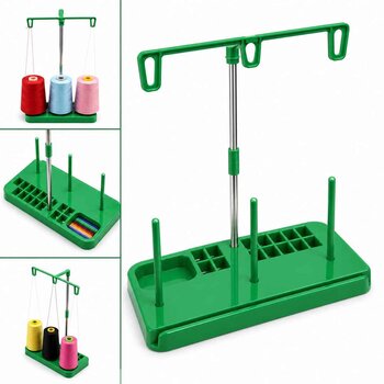 TSS-208 -PORTA CONE DOMESTICO COM PORTA BOBINA - VERDE
