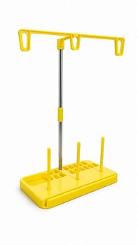 TSS-208 -PORTA CONE DOMESTICO COM PORTA BOBINA - AMARELO