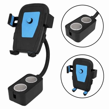 YUKK-0004 - SUPORTE PARA CELULAR COM IMA - PRETO/AZUL