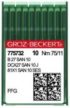 KIT B27 AGULHA OVERLOCK (10 UND) GROZ-BECKERT SAN10 70